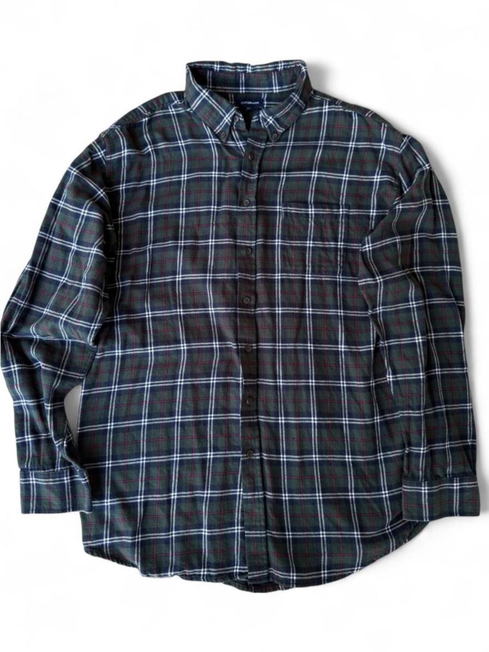 Croft & Barrow Extra Soft Plaid Flannel Shirt Men’s XL Oversized